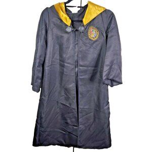 Harry Potter Hogwarts Wizard Robe Gold Trim Halloween Costume Child's Medium 7-8